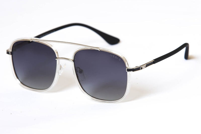 VEGAS Full Rim Square Unisex Grey  Sunglasses V2040 S C6 - Image 1